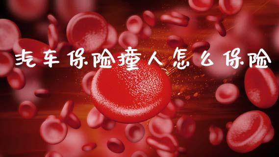 汽车保险撞人怎么保险_https://cj001.lansai.wang_保险问答_第1张
