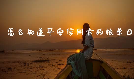 怎么知道平安信用卡的帐单日_https://cj001.lansai.wang_金融问答_第1张