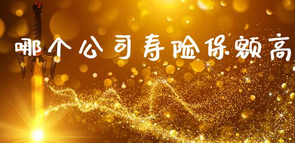 哪个公司寿险保额高_https://cj001.lansai.wang_金融问答_第1张