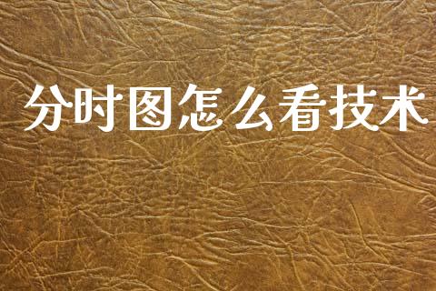 分时图怎么看技术_https://cj001.lansai.wang_股市问答_第1张