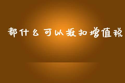 都什么可以抵扣增值税_https://cj001.lansai.wang_会计问答_第1张