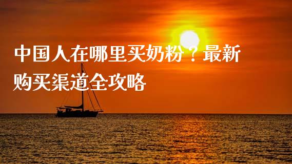 中国人在哪里买奶粉？最新购买渠道全攻略_https://cj001.lansai.wang_金融问答_第1张