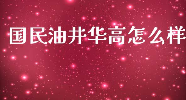 国民油井华高怎么样_https://cj001.lansai.wang_理财问答_第1张