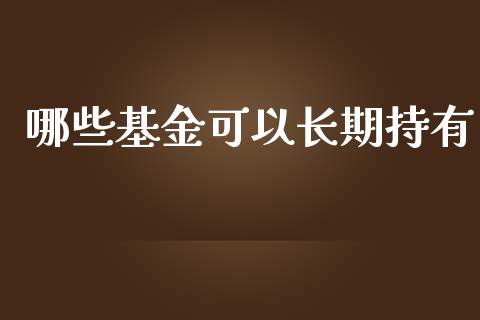 哪些基金可以长期持有_https://cj001.lansai.wang_财经问答_第1张