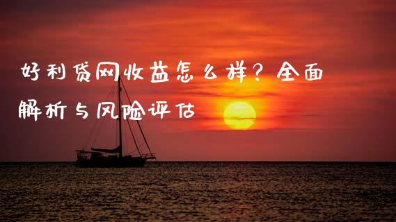 好利贷网收益怎么样？全面解析与风险评估_https://cj001.lansai.wang_财经问答_第1张