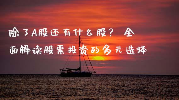 除了A股还有什么股？ 全面解读股票投资的多元选择_https://cj001.lansai.wang_财经问答_第1张