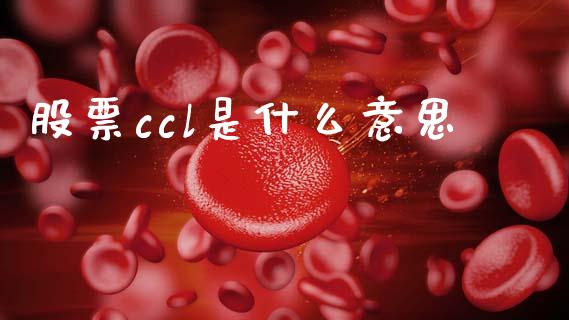 股票ccl是什么意思_https://cj001.lansai.wang_财经百问_第1张