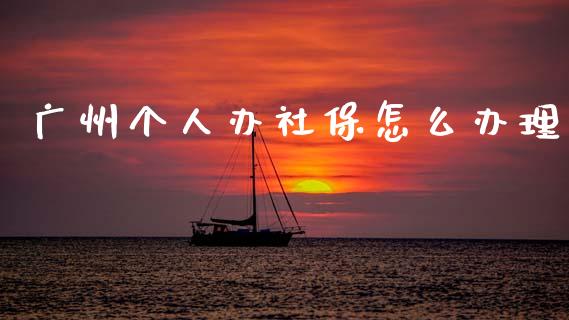 广州个人办社保怎么办理_https://cj001.lansai.wang_保险问答_第1张