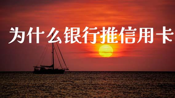 为什么银行推信用卡_https://cj001.lansai.wang_期货问答_第1张