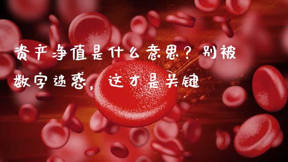 资产净值是什么意思？别被数字迷惑，这才是关键_https://cj001.lansai.wang_财经问答_第1张
