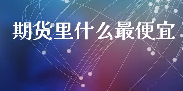 期货里什么最便宜_https://cj001.lansai.wang_期货问答_第1张