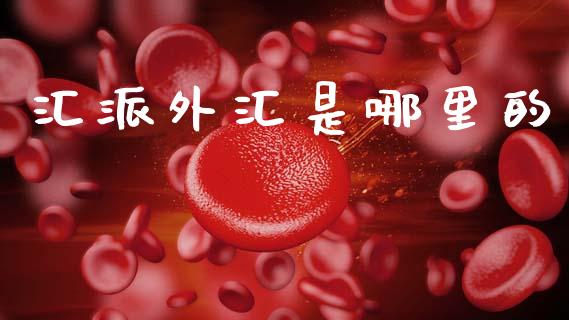 汇派外汇是哪里的_https://cj001.lansai.wang_财经问答_第1张