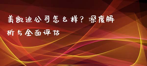 美凯迪公司怎么样？深度解析与全面评估_https://cj001.lansai.wang_会计问答_第1张