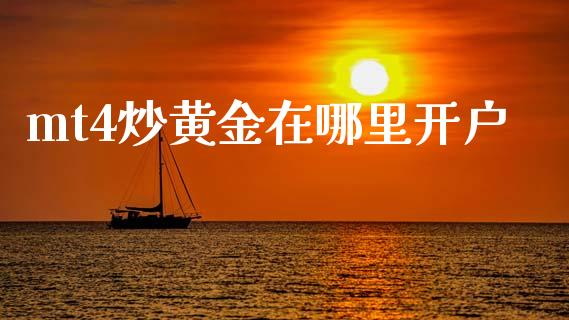 mt4炒黄金在哪里开户_https://cj001.lansai.wang_财经问答_第1张