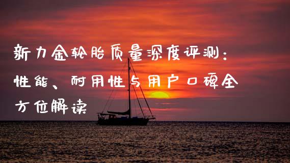 新力金轮胎质量深度评测：性能、耐用性与用户口碑全方位解读_https://cj001.lansai.wang_保险问答_第1张