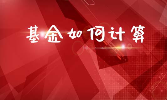 基金如何计算_https://cj001.lansai.wang_保险问答_第1张