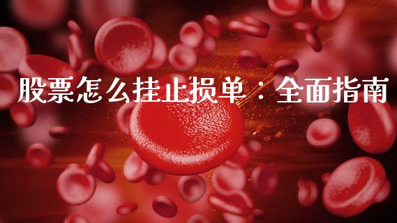 股票怎么挂止损单：全面指南_https://cj001.lansai.wang_期货问答_第1张