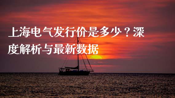 上海电气发行价是多少？深度解析与最新数据_https://cj001.lansai.wang_会计问答_第1张