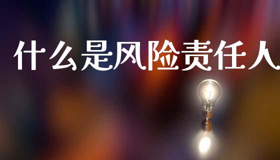 什么是风险责任人_https://cj001.lansai.wang_财经百问_第1张
