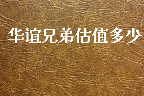 华谊兄弟估值多少_https://cj001.lansai.wang_金融问答_第1张