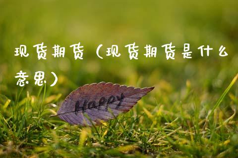 现货期货(现货期货是什么意思)_保险问答_第1张_财经百问网 现货期货(现货期货是什么意思)_https://cj001.lansai.wang_保险问答_第1张