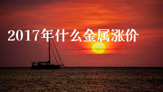 2017年什么金属涨价_https://cj001.lansai.wang_财经百问_第1张