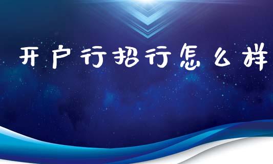 开户行招行怎么样_https://cj001.lansai.wang_金融问答_第1张