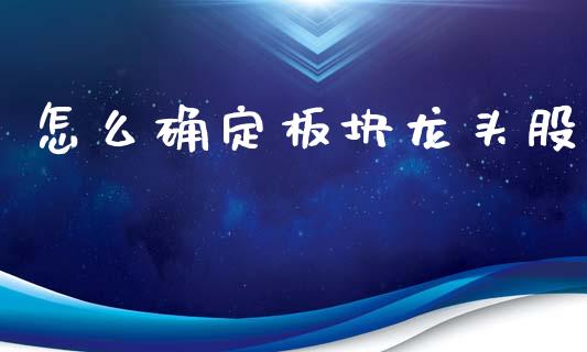 怎么确定板块龙头股_https://cj001.lansai.wang_期货问答_第1张
