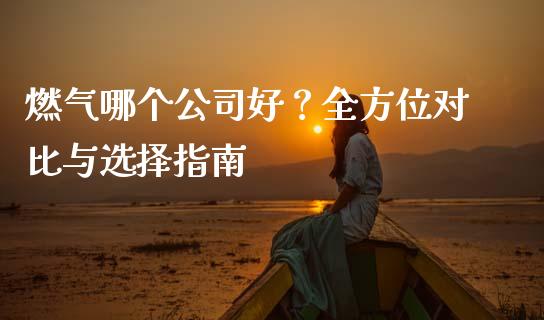 燃气哪个公司好？全方位对比与选择指南_https://cj001.lansai.wang_财经百问_第1张