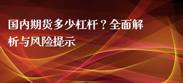 国内期货多少杠杆？全面解析与风险提示_https://cj001.lansai.wang_股市问答_第1张