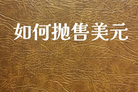如何抛售美元_财经百问_第1张_财经百问网 如何抛售美元_https://cj001.lansai.wang_财经百问_第1张
