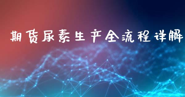 期货尿素生产全流程详解_https://cj001.lansai.wang_金融问答_第1张