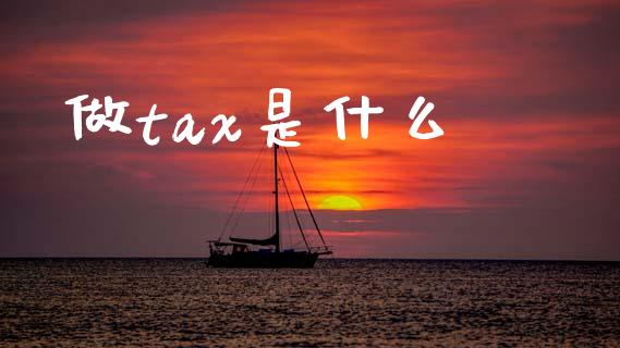 做tax是什么_https://cj001.lansai.wang_会计问答_第1张