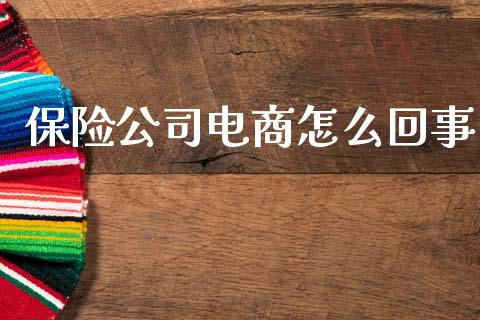 保险公司电商怎么回事_https://cj001.lansai.wang_保险问答_第1张