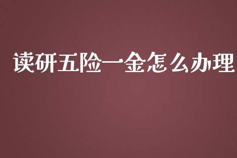 读研五险一金怎么办理_https://cj001.lansai.wang_保险问答_第1张