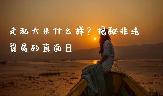 走私大米什么样？揭秘非法贸易的真面目_https://cj001.lansai.wang_财经百问_第1张