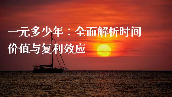 一元多少年：全面解析时间价值与复利效应_https://cj001.lansai.wang_保险问答_第1张