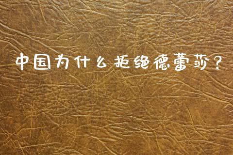 中国为什么拒绝德蕾莎？_https://cj001.lansai.wang_金融问答_第1张