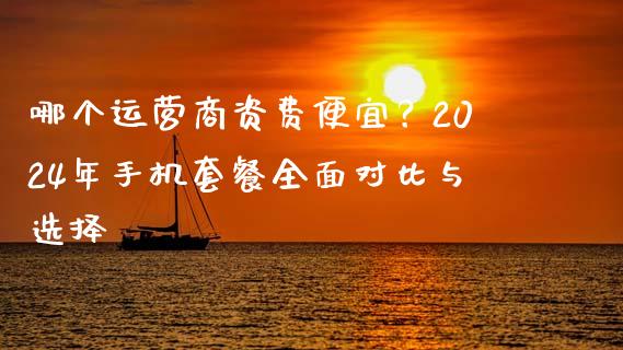 哪个运营商资费便宜？2024年手机套餐全面对比与选择_https://cj001.lansai.wang_财经百问_第1张