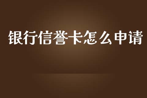 银行信誉卡怎么申请_https://cj001.lansai.wang_金融问答_第1张