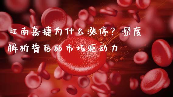 江南嘉捷为什么涨停？深度解析背后的市场驱动力_https://cj001.lansai.wang_会计问答_第1张