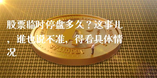股票临时停盘多久？这事儿，谁也说不准，得看具体情况_https://cj001.lansai.wang_金融问答_第1张