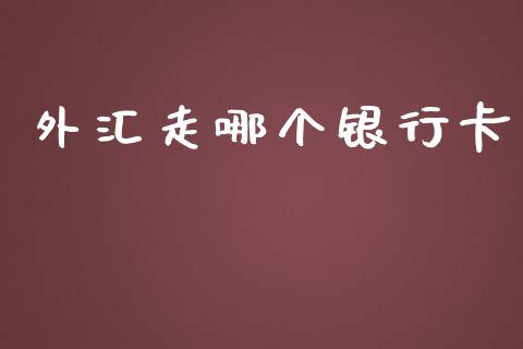 外汇走哪个银行卡_https://cj001.lansai.wang_财经问答_第1张
