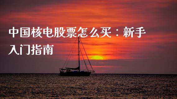 中国核电股票怎么买：新手入门指南_https://cj001.lansai.wang_期货问答_第1张