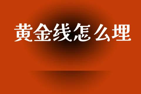 黄金线怎么埋_https://cj001.lansai.wang_理财问答_第1张