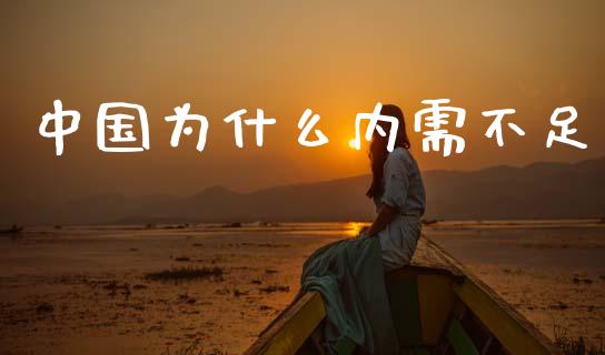 中国为什么内需不足_https://cj001.lansai.wang_财经百问_第1张