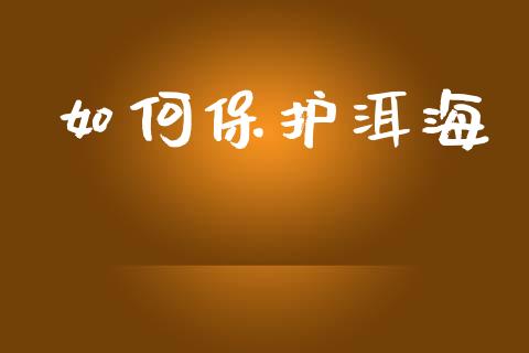 如何保护洱海_https://cj001.lansai.wang_财经百问_第1张