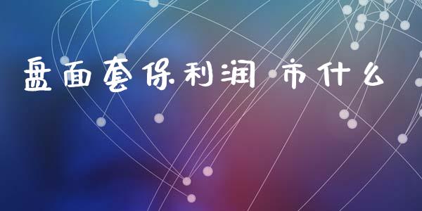 盘面套保利润 市什么_https://cj001.lansai.wang_理财问答_第1张