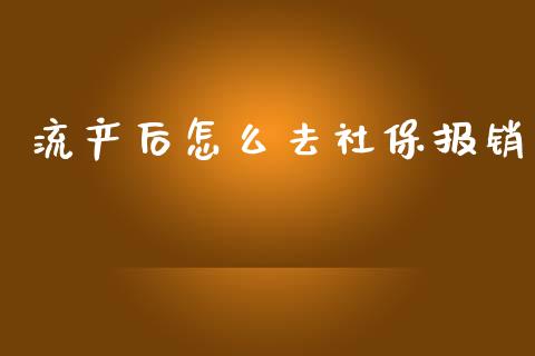 流产后怎么去社保报销_https://cj001.lansai.wang_保险问答_第1张