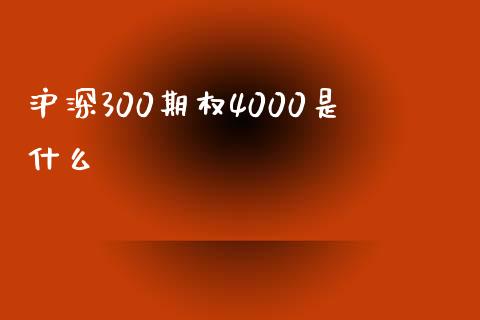 沪深300期权4000是什么_https://cj001.lansai.wang_财经问答_第1张